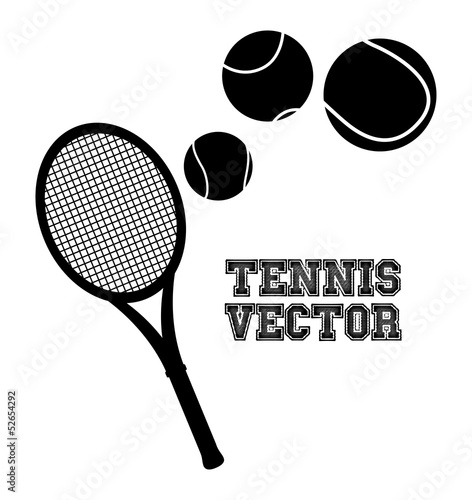 tennis silhouette