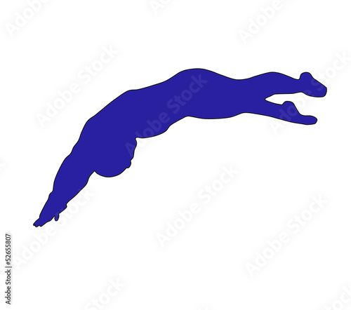 競泳の飛び込み Stock イラスト Adobe Stock