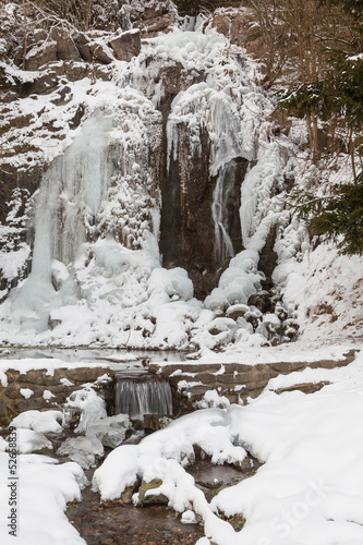 Königshütter Wasserfall im Winter