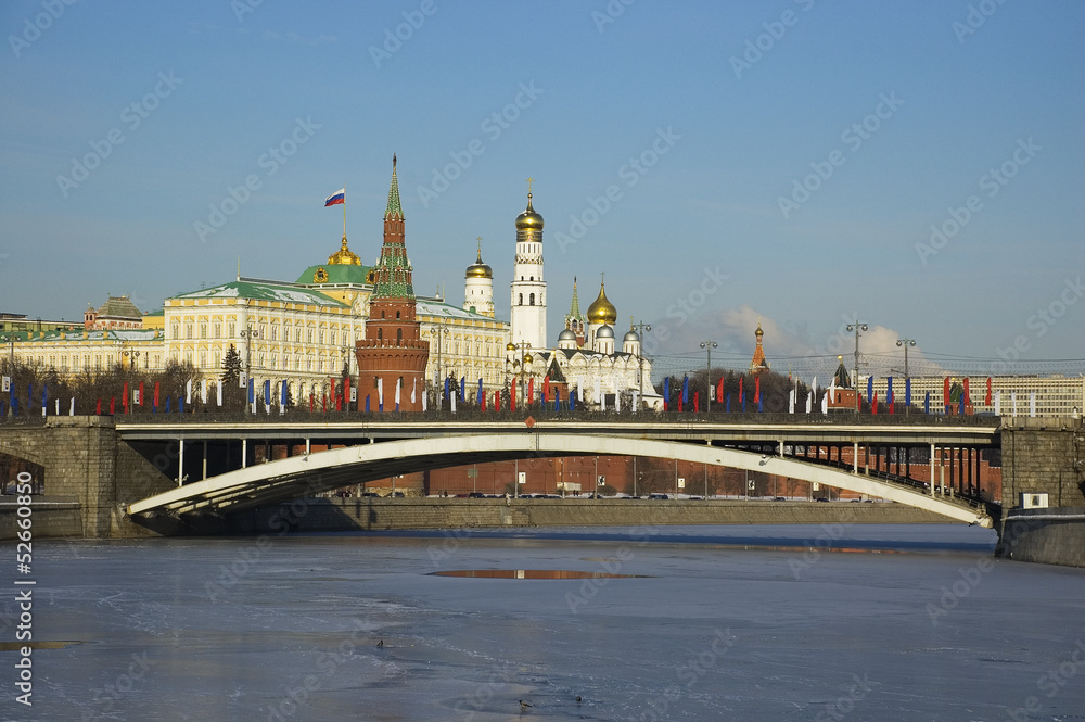 Obraz premium Big Stone Bridge. Moscow