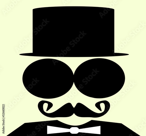 man with top hat and large sunglasses