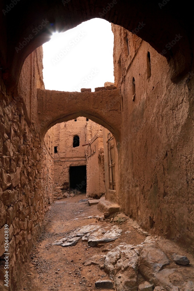 Old Al-Hamra Village Alleyway, Oman