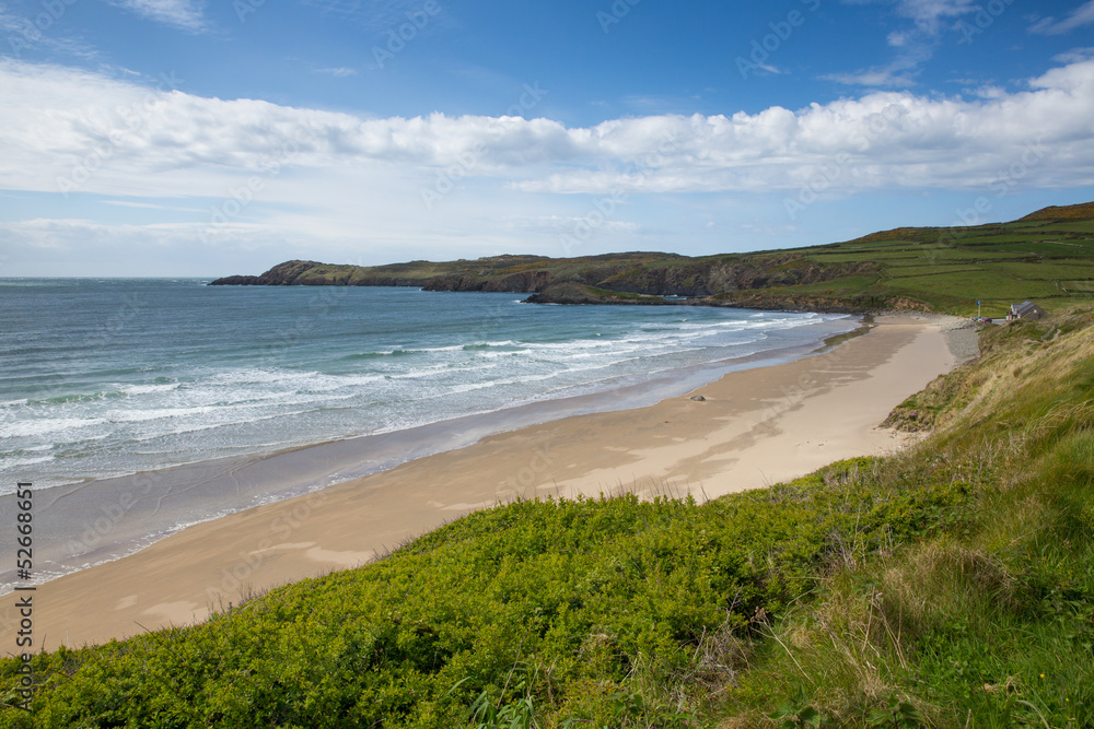 Pembrokeshire coast Whitesands Bay Wales UK