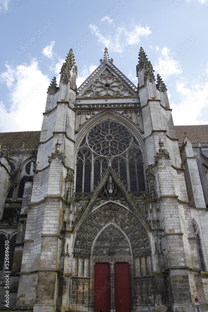 Transept de la Cathédrale Saint Etienne à Auxerre, Bourgogne