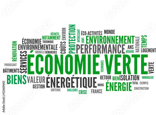 économie verte (protection, environnement, recyclage, énergie)