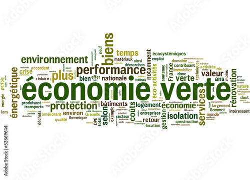 économie verte (protection, environnement, recyclage, énergie)