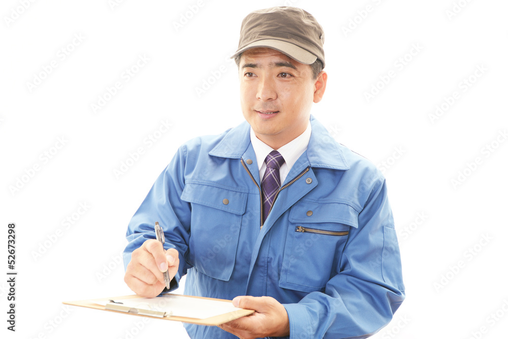 笑顔のビジネスマン