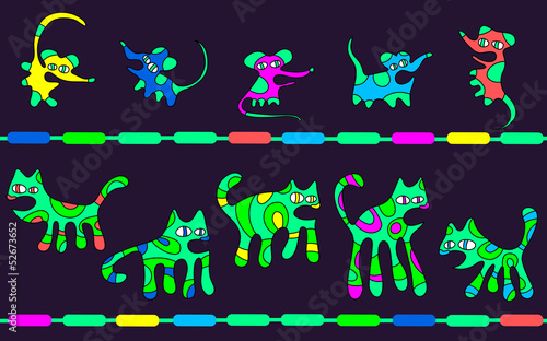 funny cats and mouse 1