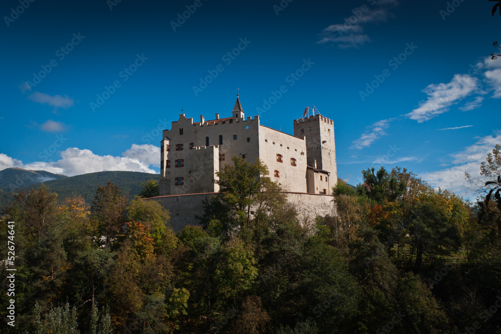 Brunico Castle. Brunico in South Tyrol External,Italy Brunico Castle. Brunico in South Tyrol External,Italy