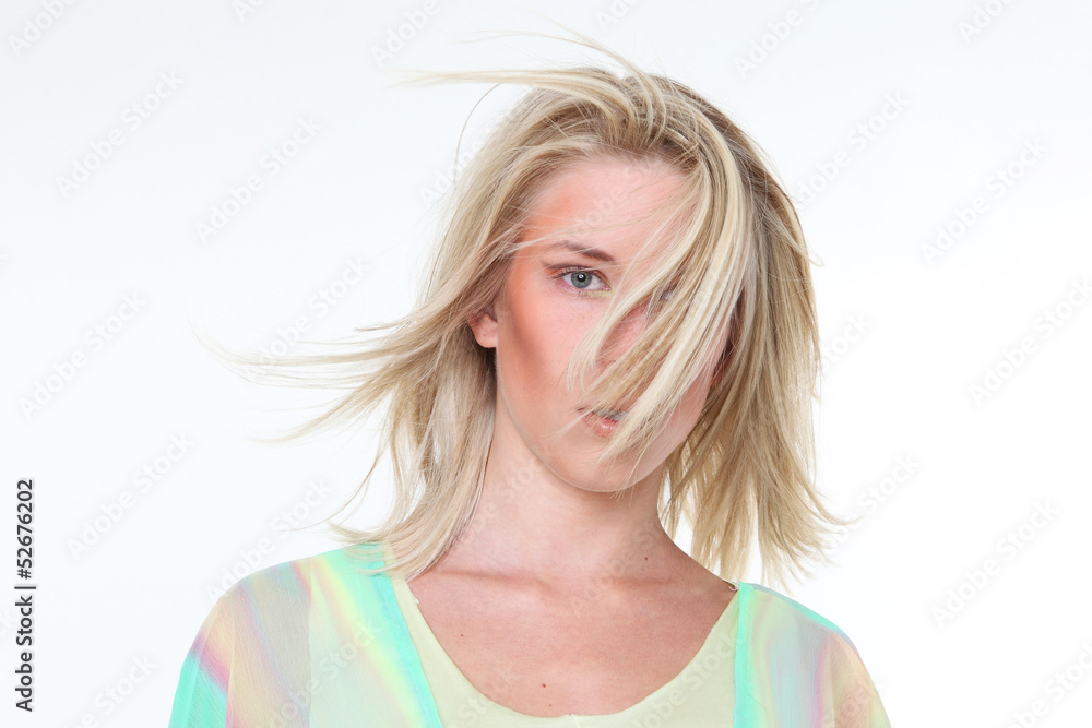 Naklejka premium portrait kurze haare