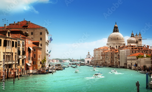 Grand Canal and Basilica Santa Maria della Salute, Venice, Italy © Iakov Kalinin