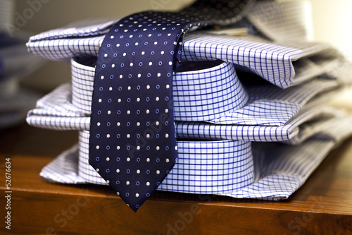 Mode, cravate, chemise, boutique, vêtement, masculin