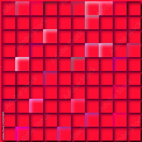 rotes Mosaik