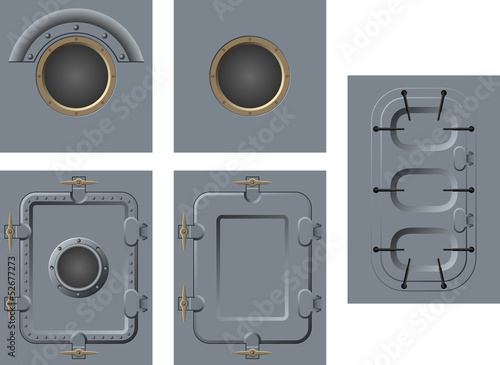 doors and windows of the ship