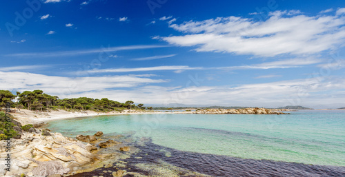 Fototapeta Naklejka Na Ścianę i Meble -  Karidi beach panorama, Halkidiki, Greece