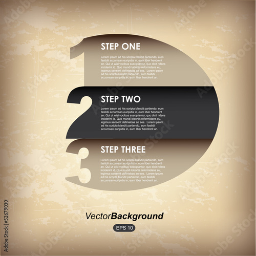 infographics circle vintage