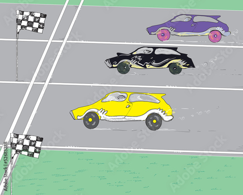 cars race