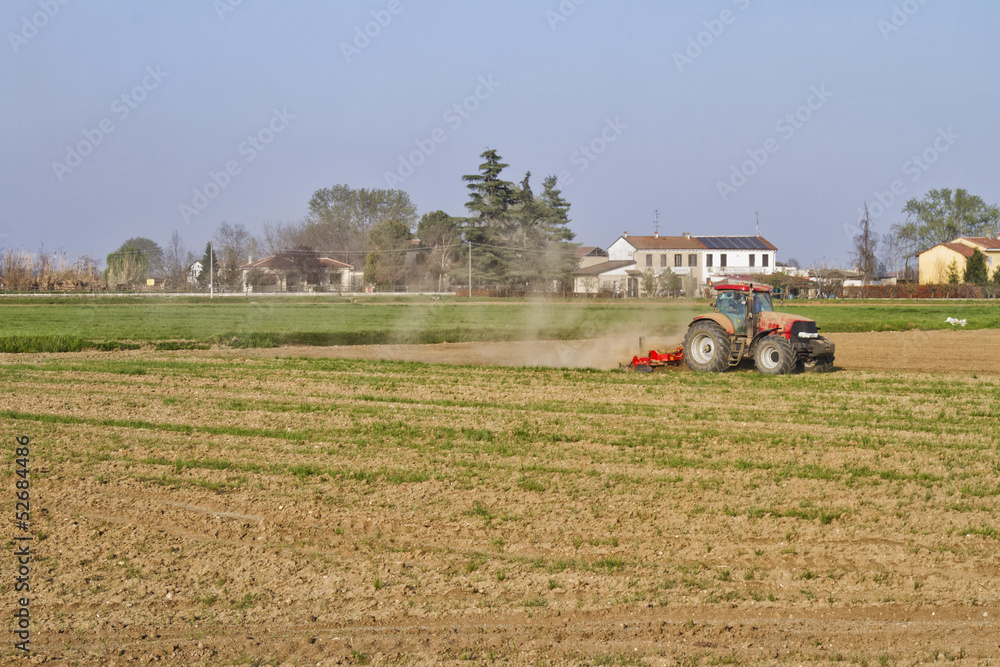 Fototapeta premium Tractor