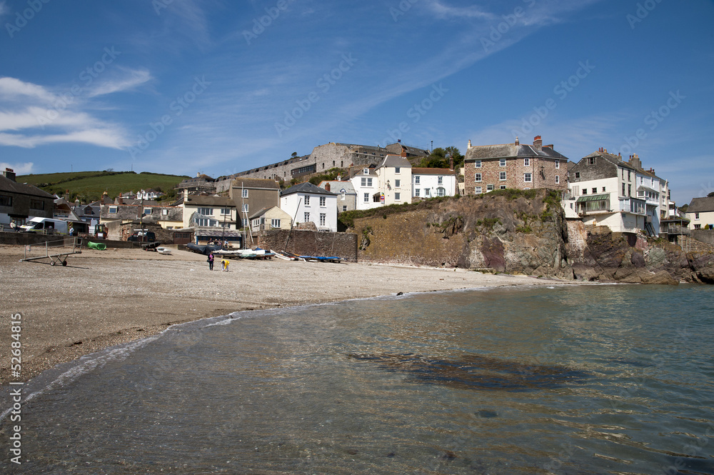 Cornish seaside town of Cawsand Cornwall UK