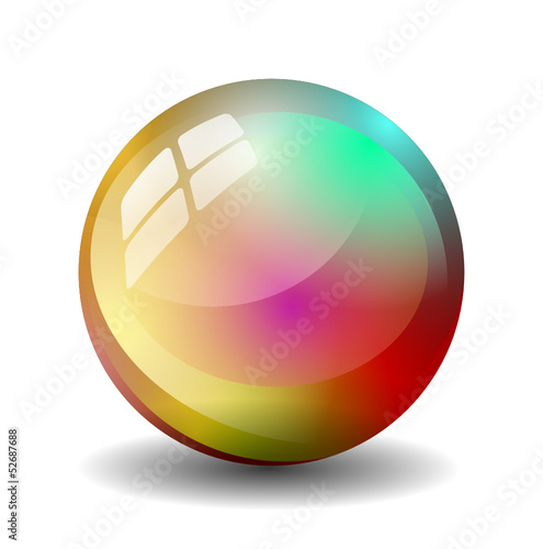 bunte Glaskugel