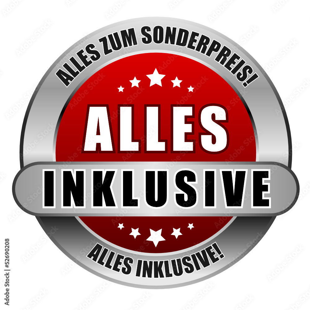 5 Star Button rot ALLES INKLUSIVE AZSP AI 5 Star Button rot ALLES INKLUSIVE AZSP AI