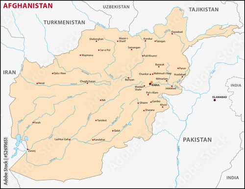 Afghanistan map