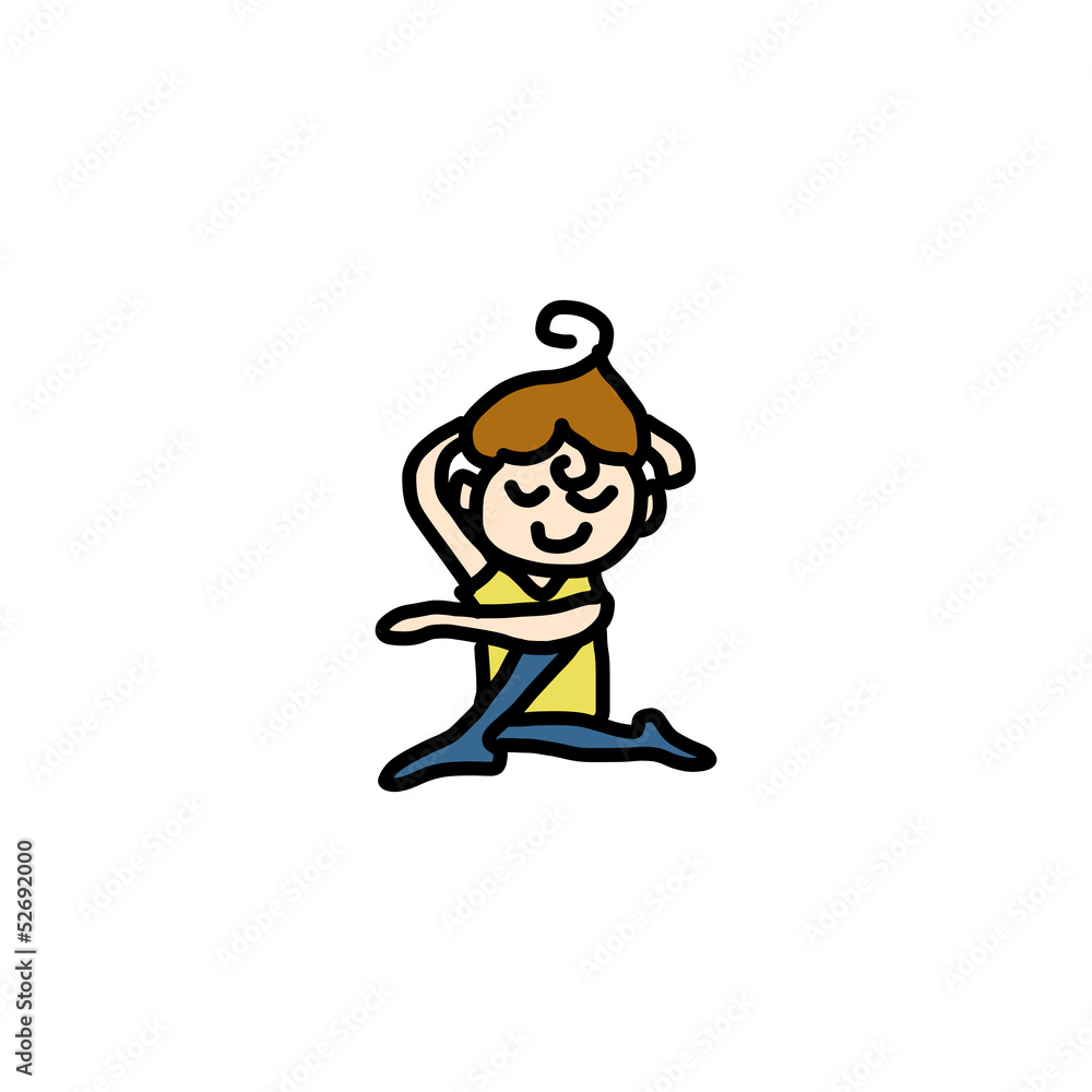 woman practicing yoga woman practicing yoga