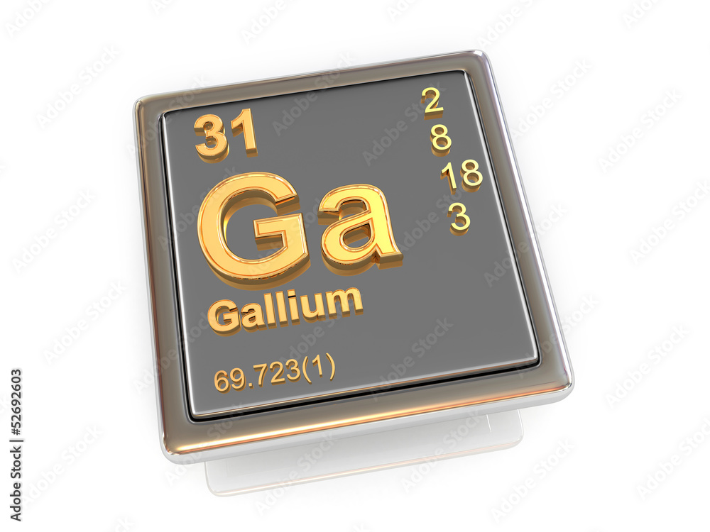 Gallium. Chemical element.