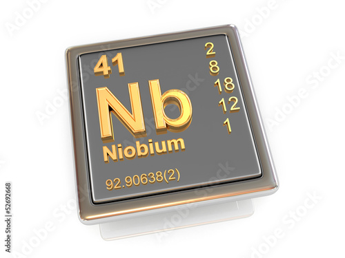 Niobium. Chemical element.