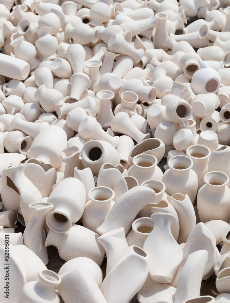 Fototapeta premium earthen clay vases