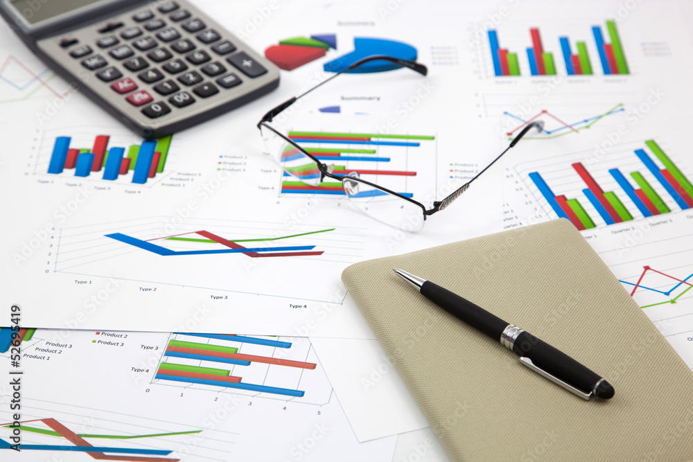 business chart showing financial success business chart showing financial success