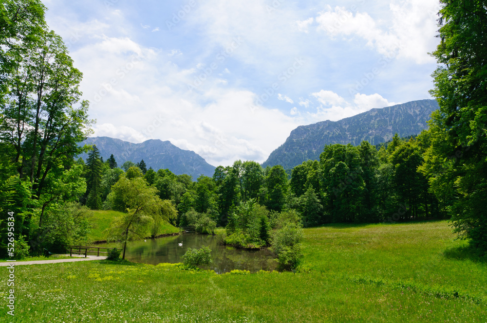 Fototapeta premium Bavarian Alps in Germany