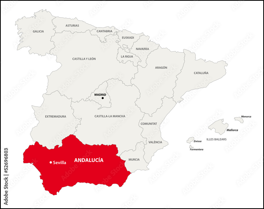Autonome Region Andalusien, Spanien