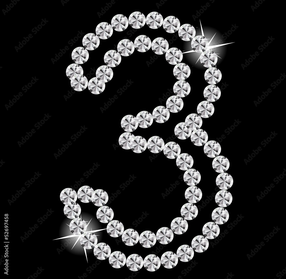 Diamond Alphabet vector illustration Diamond Alphabet vector illustration