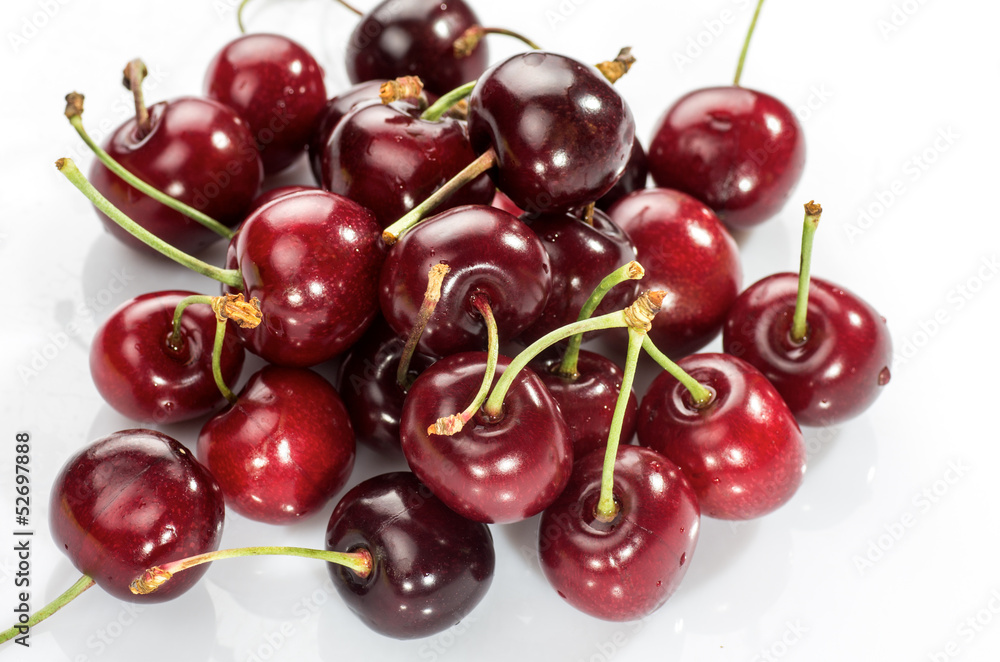 mountain of red cherries mountain of red cherries
