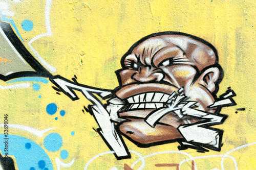 Graffiti personnage