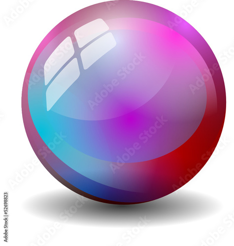 Glaskugel bunt