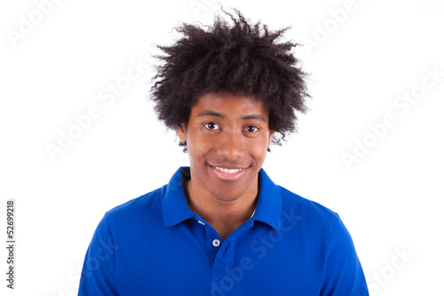 Close up portrait of a young african american man - Black people
