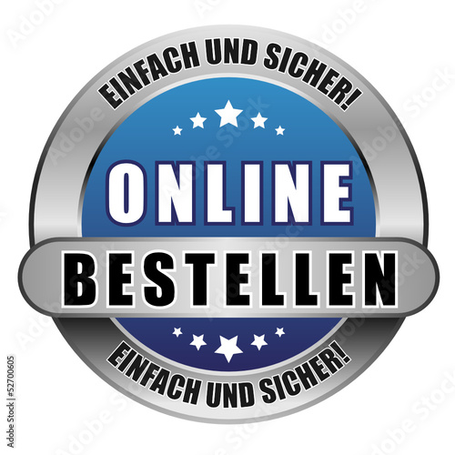 5 Star Button blau ONLINE BUTTON EUS EUS