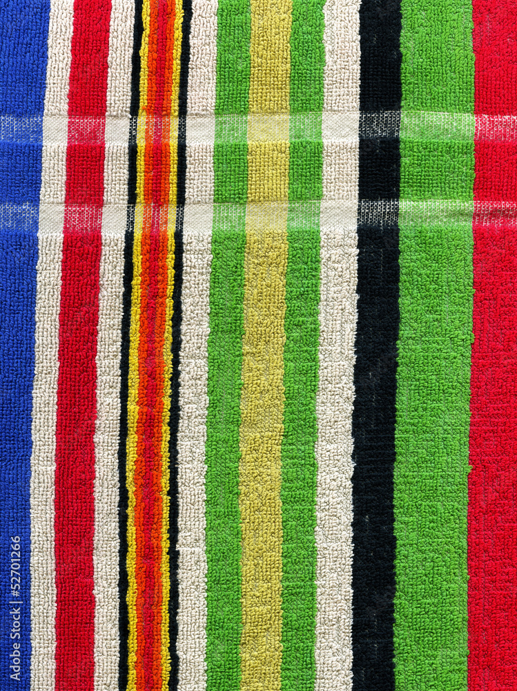 Towel Cloth Texture - Colorful Stripes Towel Cloth Texture - Colorful Stripes