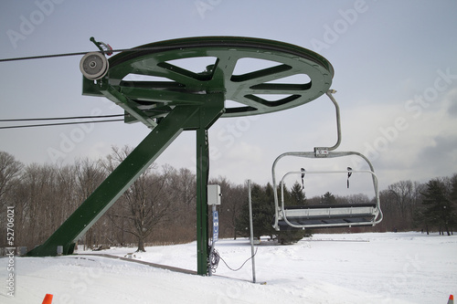 Canvas Print Ski Lift