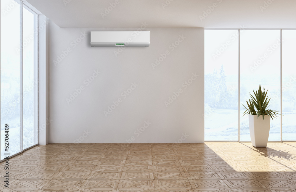 Fototapeta premium Interno con aria condizionata