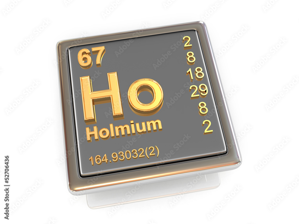 Holmium. Chemical element. Holmium. Chemical element.
