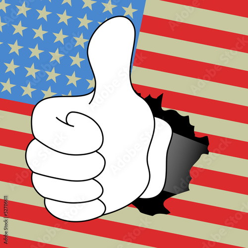 Flag hand