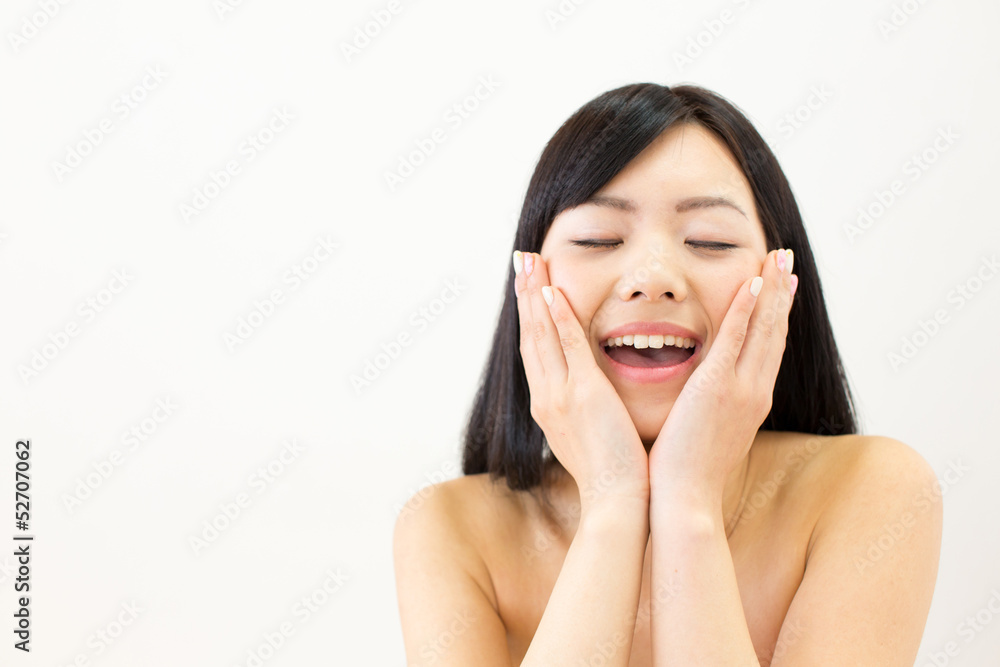 attractive asian woman skin care image attractive asian woman skin care image