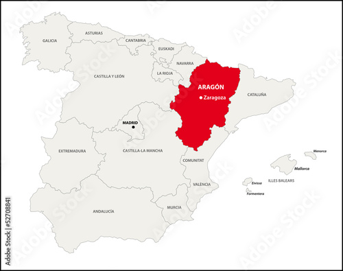 Autonome Region Aragon  Spanien
