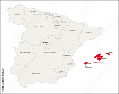 Autonome Region Balearische Inseln  Spanien