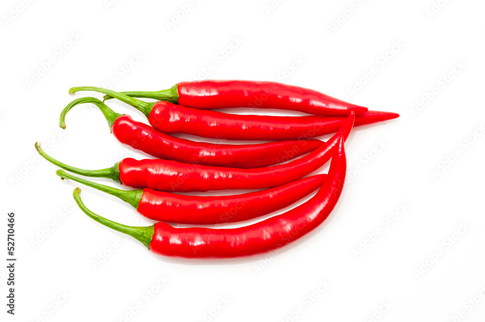 Spicy red chili peppers Spicy red chili peppers