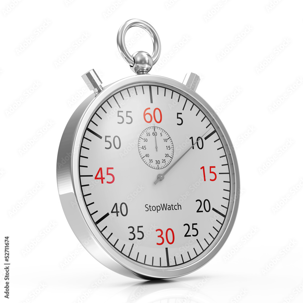 Stopwatch isolated on white background Stopwatch isolated on white background