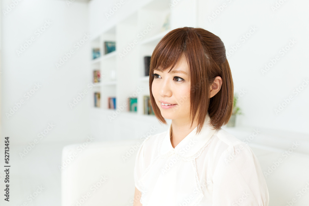 Beautiful young businesswoman working in office Beautiful young businesswoman working in office